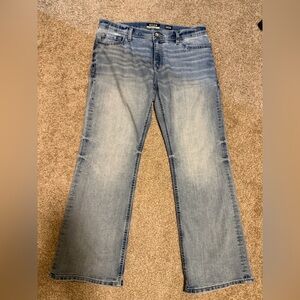 Reclaim men’s 34/30 Denim Jeans slim bootcut